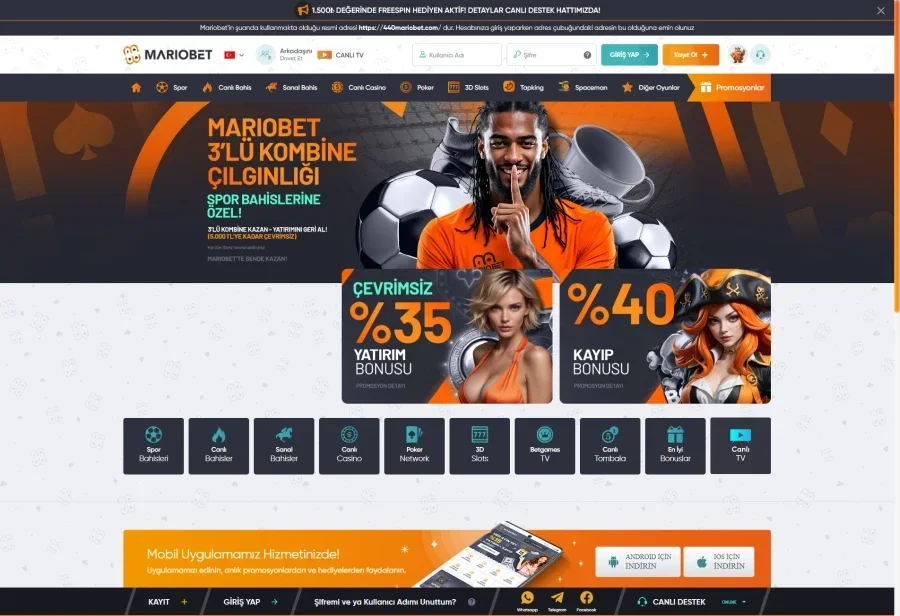 Mariobet ekran görüntüsü